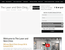 Tablet Screenshot of laserandskin.ie